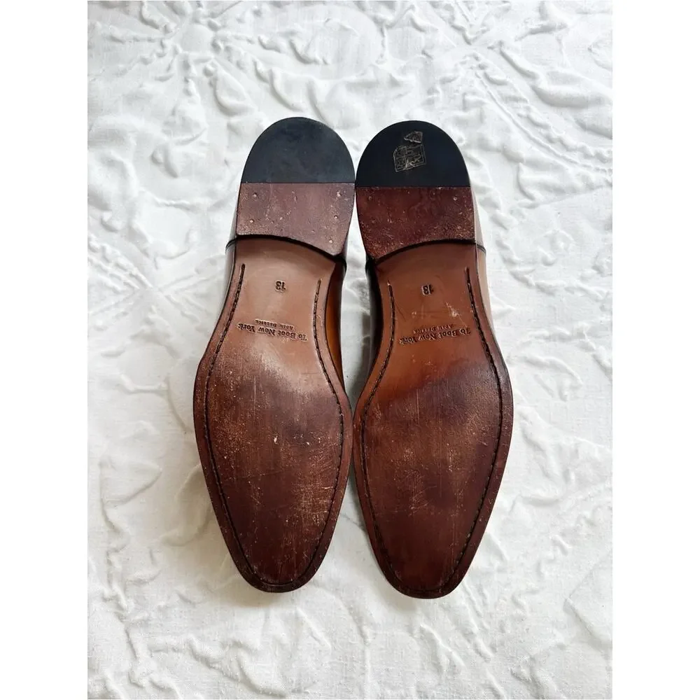 TO BOOT NEW YORK Frankie Cap Toe Oxford Size 13